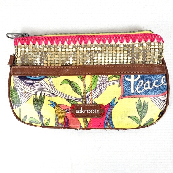 SAKROOTS Peace Wallet Medium Size - Picture 1 of 7